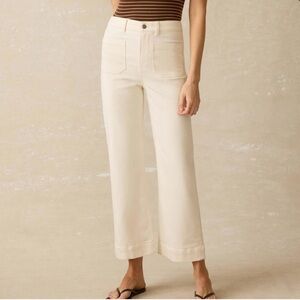 Faherty Stretch Terry Patch Pocket Ankle Pant